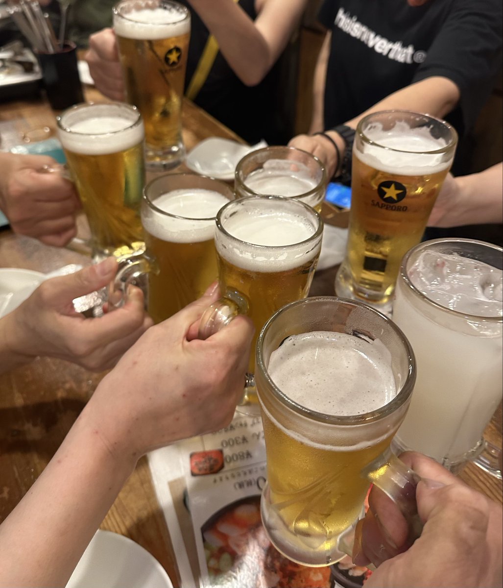 maitake1206's tweet photo. 昨夜も打ち上げにお誘い頂き
ありがとうございました🍺

お隣の席に来られたLIGHTさん達
まさかのフォロワーさんでした✨

ご一緒させて頂き、
ありがとうございました😊

また次回のイベントでも
よろしくお願い致します🙇 https://t.co/Rz14F0nVo7