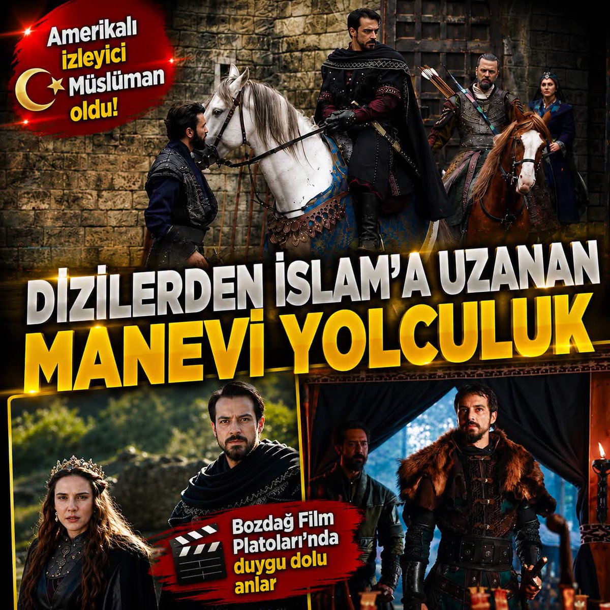 YAARYURTSAL7's tweet photo. Bozdağ Film dizileri hayatını değiştirdi!

Amerikalı izleyici Türk kültürüne hayran kalıp Müslüman oldu

https://t.co/kqFdzsYtty https://t.co/ui6ptdvh1r