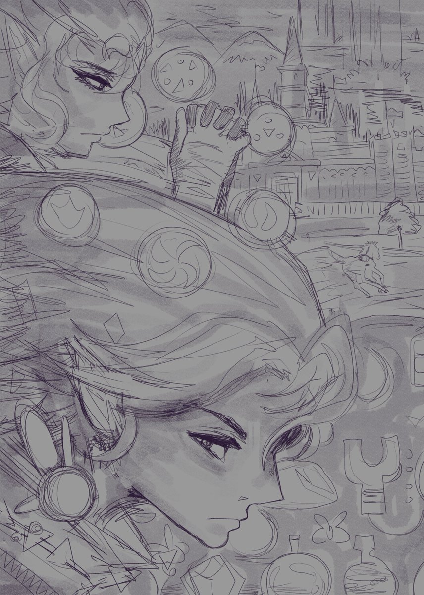 ghoulcicle's tweet photo. sketches of some past drawings https://t.co/UAKrlF88Qw