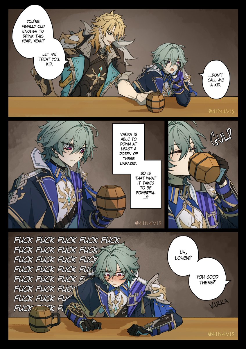 41n4v15's tweet photo. The real reason Lohen doesn't drink
#lohen https://t.co/8bHdJD7eyY