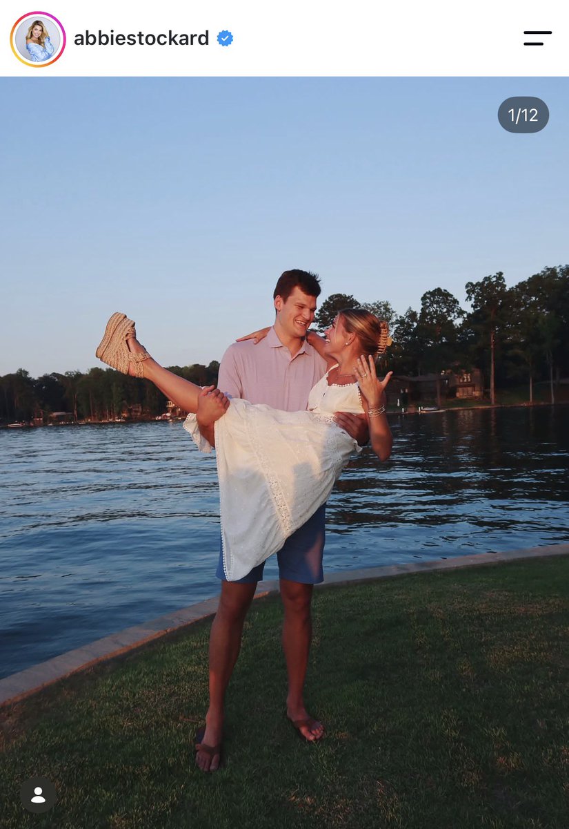 AuburnMemes's tweet photo. Auburn legends @WalkerKessler13 &amp; @AbbieStockard are engaged 🙌🙌💍 https://t.co/p1X45Nsly5