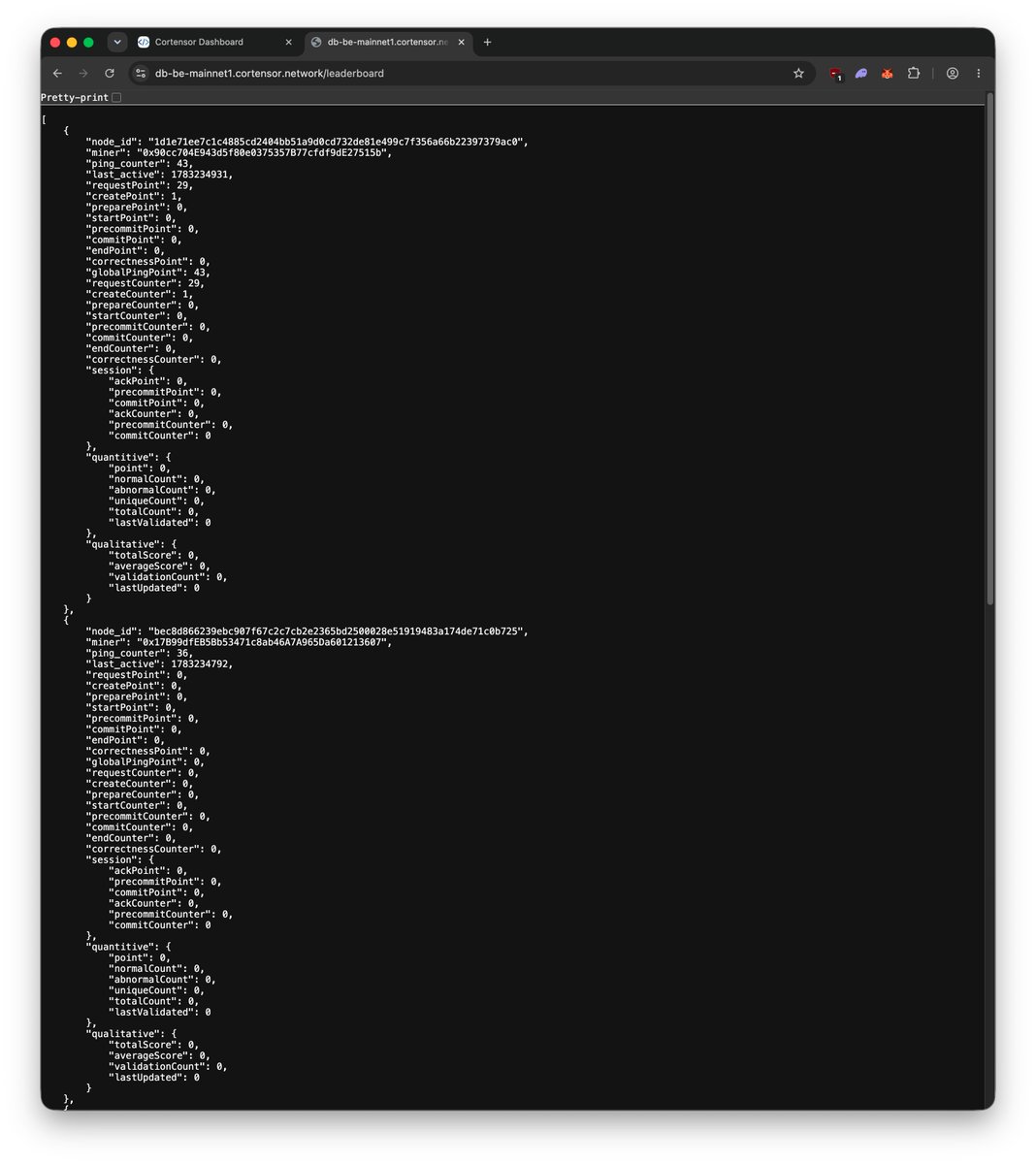 cortensor's tweet photo. 🛠️ DevLog – Mainnet Full Early Prep Follow-Up: Dashboard and Indexer Are Functioning in Rough Form

A quick follow-up on the very early Mainnet Full pre-prep work.

🔹 Current progress  
- The dashboard and indexer sides are now functioning at least at the surface level
- Current references:
  - https://t.co/L566rHvWOX
  - https://t.co/HdQ2I8vLjn

🔹 What this means  
- This is still very early and rough
- But it gives us another signal that the basic supporting surfaces are starting to come up alongside the earlier chain / infra tryouts

🔹 Why this matters  
- Mainnet Full prep is not only about chain-side setup
- It also needs the supporting visibility and indexing surfaces to start functioning too
- So even this early rough functionality is a useful milestone in the broader pre-prep path

🔹 Current takeaway  
- Mainnet Full pre-prep is still early
- but dashboard and indexer are now at least functioning in rough form on the surface
- and that gives us more to build on as the infra path continues

#Cortensor #DevLog #MainnetFull #Dashboard #Indexer #Infra