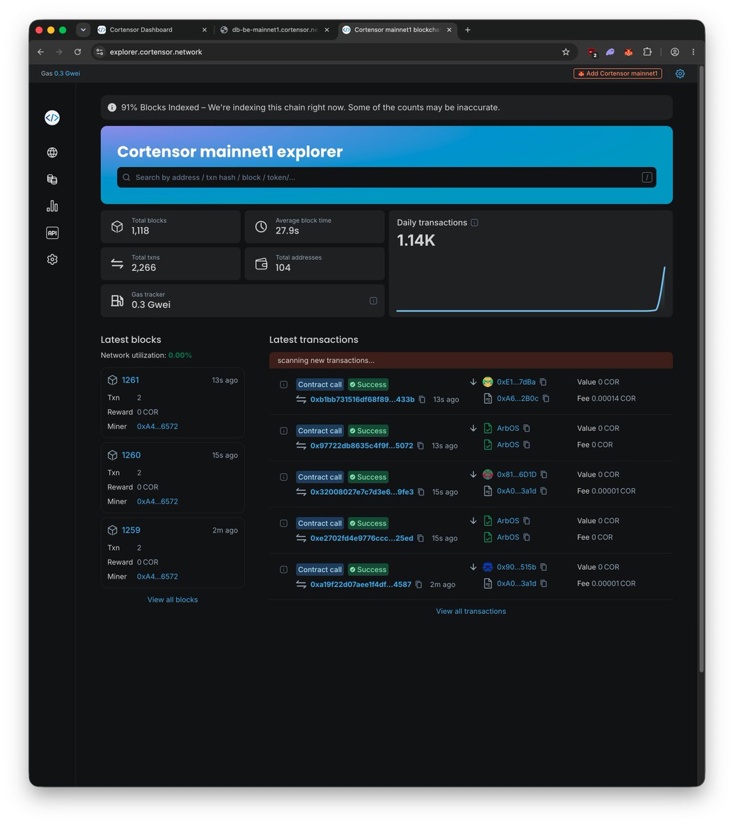 cortensor's tweet photo. 🛠️ DevLog – Mainnet Full Early Prep Follow-Up: Dashboard and Indexer Are Functioning in Rough Form

A quick follow-up on the very early Mainnet Full pre-prep work.

🔹 Current progress  
- The dashboard and indexer sides are now functioning at least at the surface level
- Current references:
  - https://t.co/L566rHvWOX
  - https://t.co/HdQ2I8vLjn

🔹 What this means  
- This is still very early and rough
- But it gives us another signal that the basic supporting surfaces are starting to come up alongside the earlier chain / infra tryouts

🔹 Why this matters  
- Mainnet Full prep is not only about chain-side setup
- It also needs the supporting visibility and indexing surfaces to start functioning too
- So even this early rough functionality is a useful milestone in the broader pre-prep path

🔹 Current takeaway  
- Mainnet Full pre-prep is still early
- but dashboard and indexer are now at least functioning in rough form on the surface
- and that gives us more to build on as the infra path continues

#Cortensor #DevLog #MainnetFull #Dashboard #Indexer #Infra