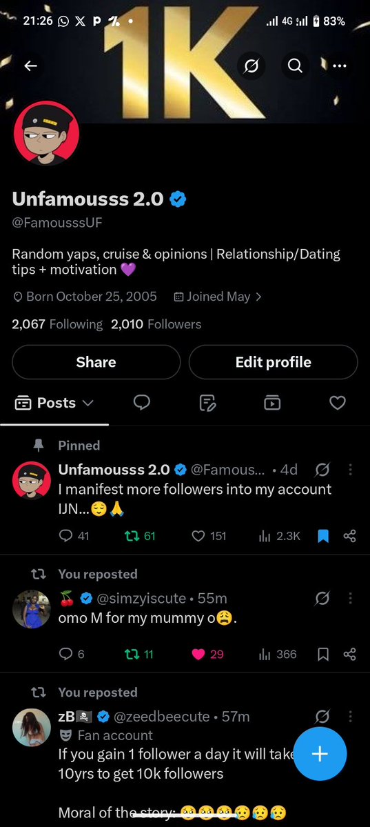 Unfamousss 2.0 tweet media