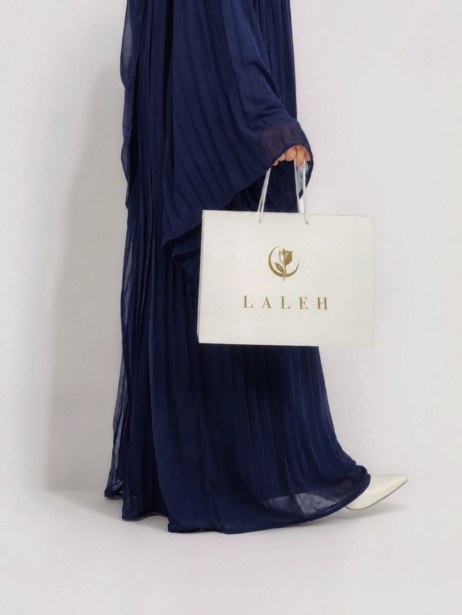 LALEH_eg's tweet photo. WAJD | وَجْد

Quiet elegance never asks for attention.

A flowing pleated chiffon silhouette in deep midnight navy, designed for moments that deserve timeless beauty.

Available now.📩
#LALEH #WAJD #TheFirstBloom https://t.co/hTiHyGoPKS