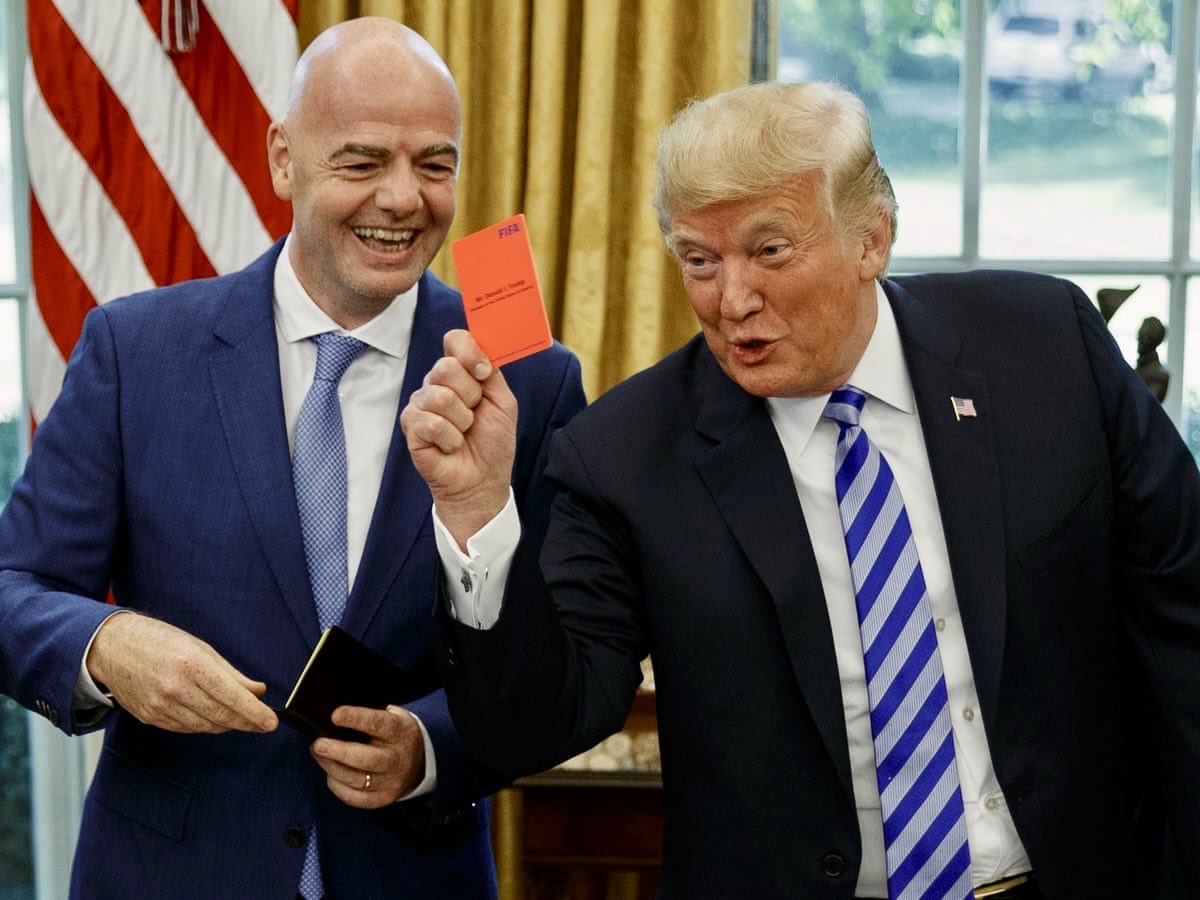BRICSinfo's tweet photo. JUST IN: 🇺🇸 President Trump personally called FIFA President Gianni Infantino to review suspension of top US team World Cup goal scorer Folarin Balogun, NYT reports.

His red card has since been reversed, allowing him to play against Belgium. https://t.co/hqDjtKkz5K
