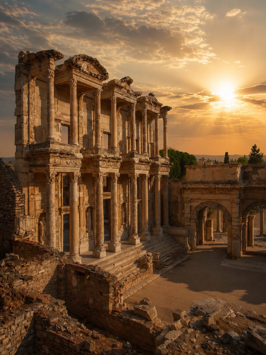 MissCelaneaOne's tweet photo. Biblioteca de Celso, Éfeso, Turquía https://t.co/qpTXzxQyC3