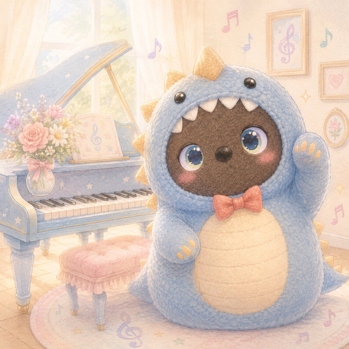 room_maron888's tweet photo. 今日はピアノの日♩¨̮⑅*♩¨̮⑅*
好きな音楽を聴いたり　口ずさんだり
心もふんわり軽やかに
今日も良い一日をꕤ…˖* https://t.co/Rnvavsjj5z