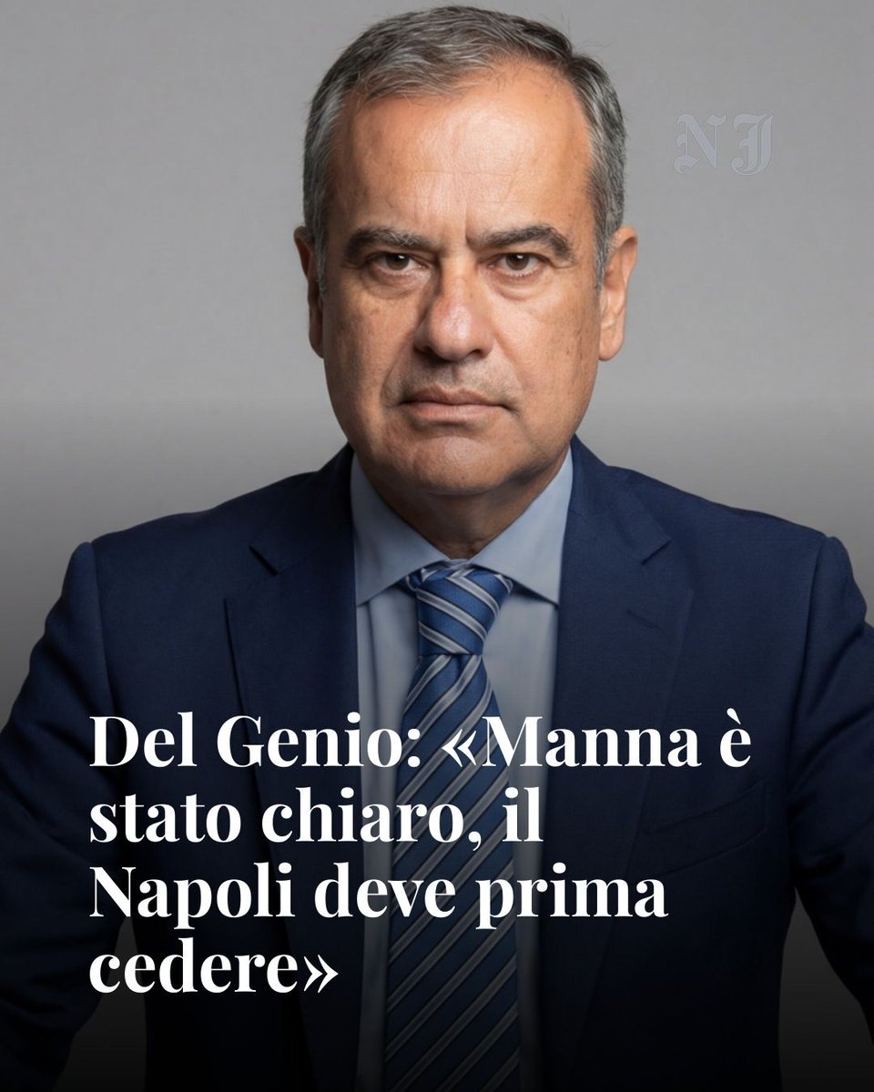 NapoliJournal's tweet photo. Del Genio: «Manna è stato chiaro, il Napoli deve prima cedere»
L’intervento del giornalista Paolo Del Genio ai microfoni di Kiss Kiss ha acceso il...
https://t.co/m0KgG3NE83
#DelGenio #Manna #Napoli https://t.co/HUrN9zIejZ