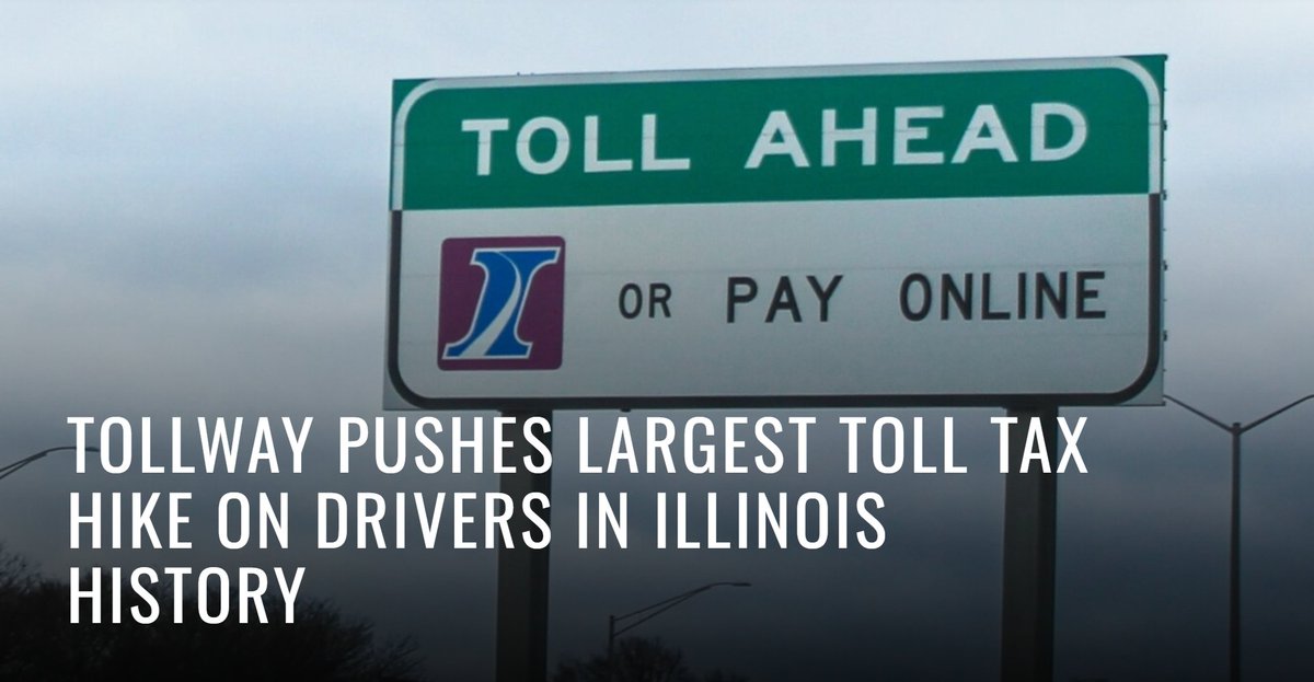 DarrenBaileyIL's tweet photo. Higher tolls. Higher taxes. Higher fees. Automatic inflation hikes forever.

It's death by a thousand cuts, and Illinois families are the ones bleeding. https://t.co/yfpmuqBYBK