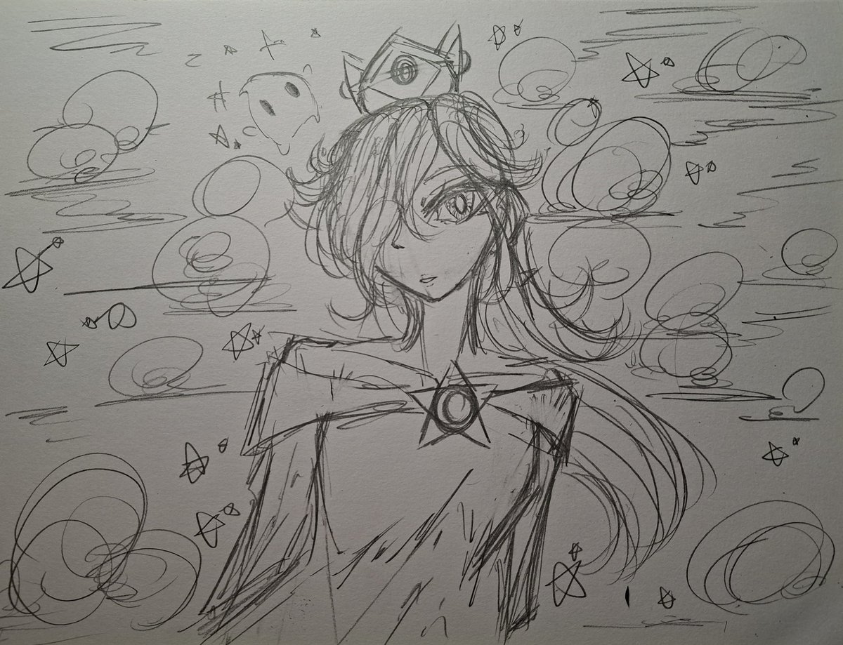 AOCO_A0C0's tweet photo. Rosalina speedsketch https://t.co/1RuRzJqLsY