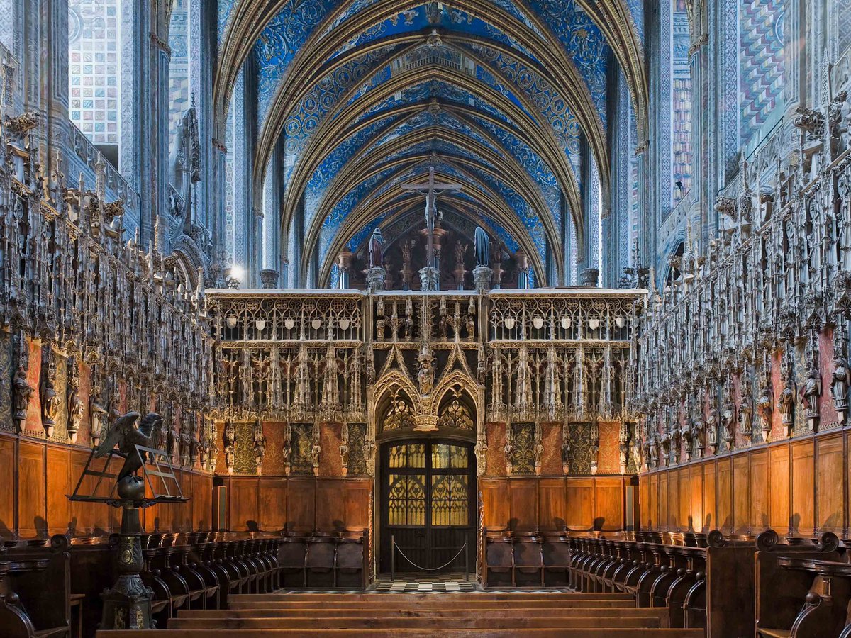 PerseusLeGrand's tweet photo. Mesdames et messieurs, admirez la cathédrale Sainte-Cécile d’Albi ! https://t.co/V540dXBIfp