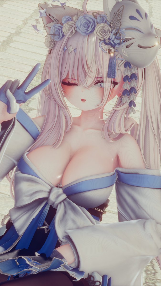 Mashiro_VRChat's tweet photo. おはよう〜！🩵 https://t.co/CH3sXr4yg4