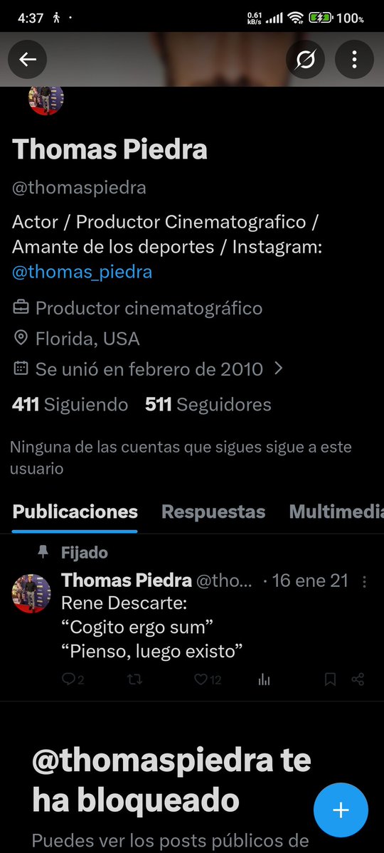 AdeliRoble29987's tweet photo. @orlandojosefs Me bloqueó el compañero de enfermedad mental de Franklin Virguez 🤭 https://t.co/JuaDpLpMQQ