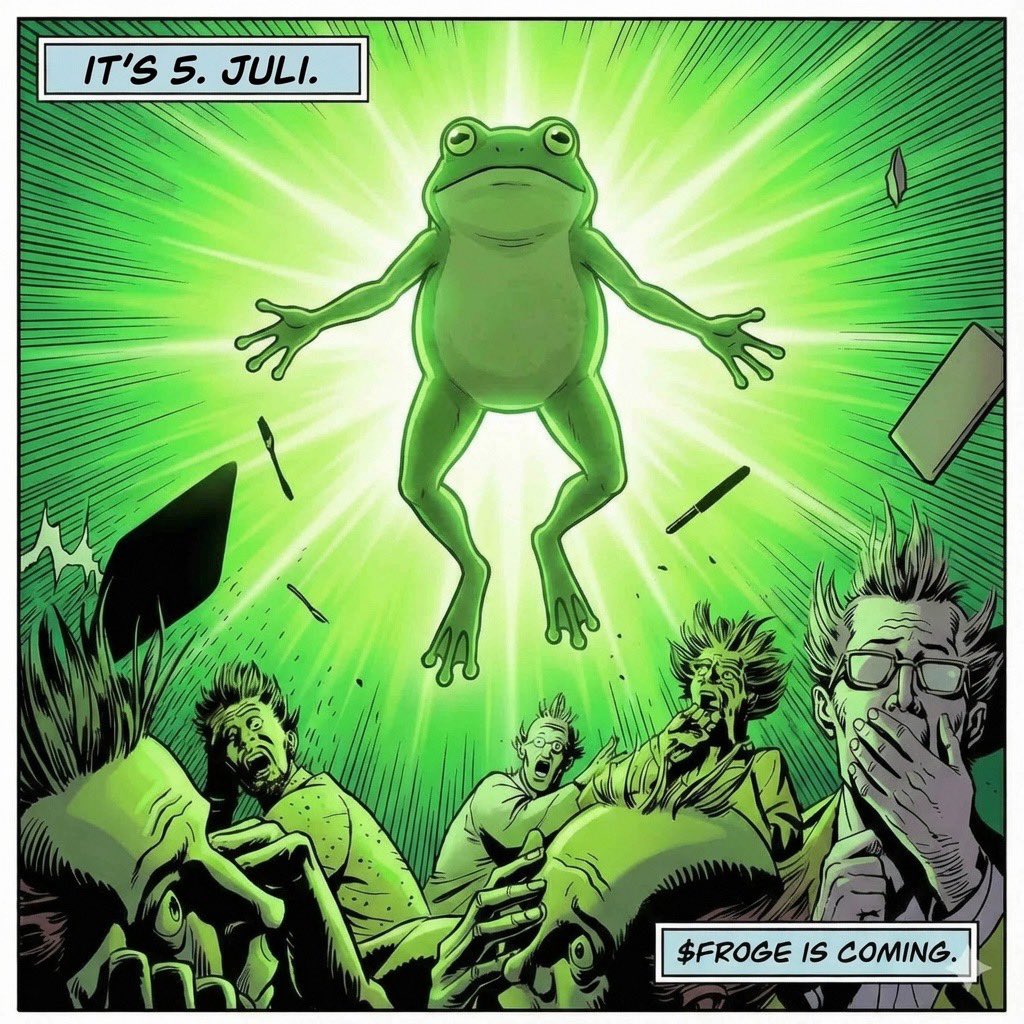 FrogeCoinCOM's tweet photo. ..ribbit.. https://t.co/wyYr1fkPTr