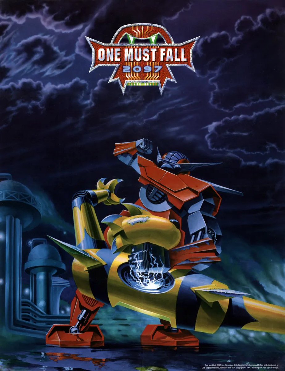 peevishdave's tweet photo. Amazing stuff I never noticed before: the game One Must Fall 2097 - just another awesome game nobody never talks anymore - was basically created by a 24yo solo dev in 18 months (Rob Elam.). What a beast! https://t.co/rc1XC8Dg9d