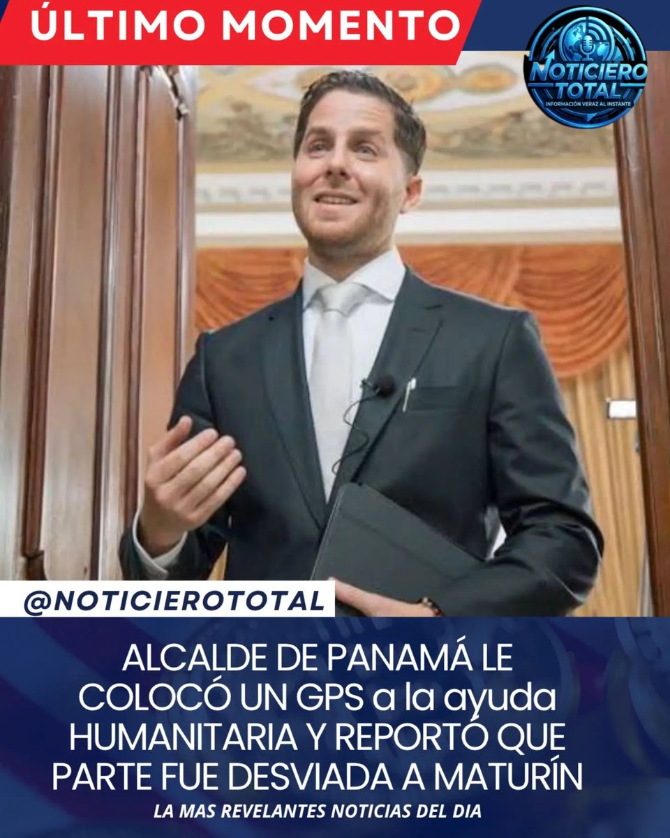 Ghost_who_walk's tweet photo. El alcalde de Panamá, Mayer Mizrachi, reveló que el cargamento de ayuda humanitaria enviado a Venezuela fue desviado de su ruta original. ¿Cómo lo descubrieron? La alcaldía instaló rastreadores GPS ocultos en los insumos antes de despacharlos. https://t.co/8Hpdxpxw9B