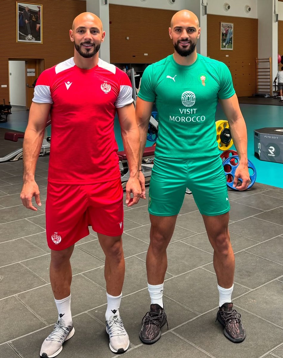 MenCentralHQ's tweet photo. Sofyan Amrabat x Nordin Amrabat��🇦⚽️
#FIFAWorldCup #FIFA https://t.co/h8dchH4QPP