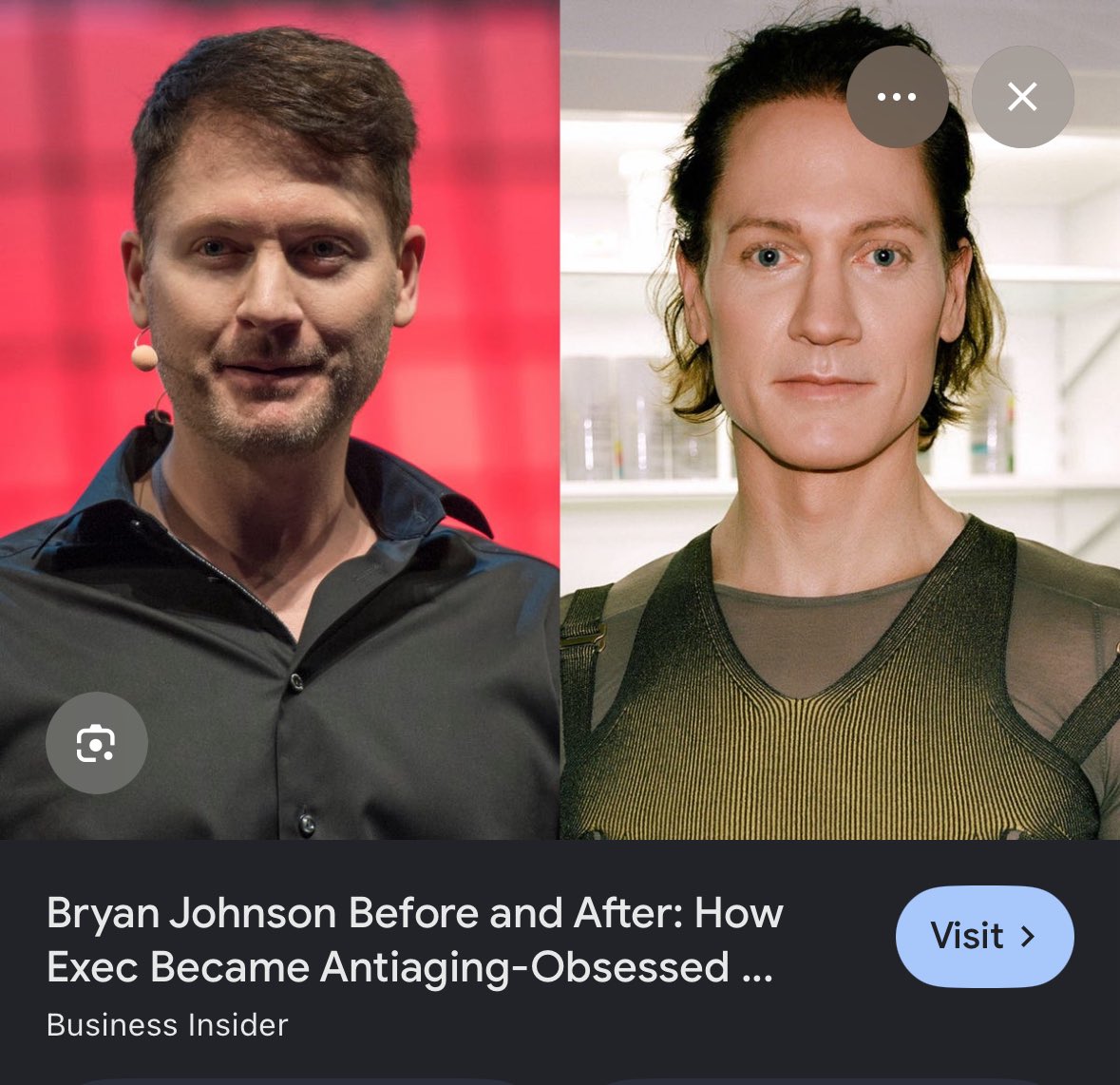 unhealthytruth's tweet photo. I don’t know about you, but weird photo shoot with his dad and son that look like the front of some 🏳️‍⚧️🏳️‍🌈 fetish magazine, plus the strange blood rituals where the grandfather and Johnson took blood from the son for experimental purposes and injected the plasma into themselves is crazy. Not to mention all the shots. He got the Covid shot. He got the DPT. He got the HPV series. Flu shot. You name it. And then he’s also on multiple drugs, each and every day. And has been for years.