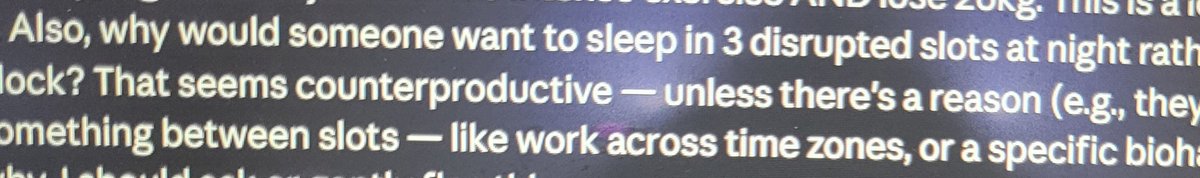 ArnuvJoshi's tweet photo. Sonnet 5 Max losing its shit over my sleep schedule. https://t.co/I0dK5Ruc4y