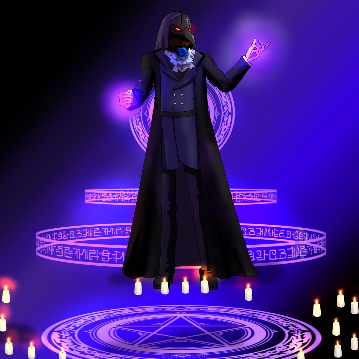 Genetitacomic's tweet photo. Invocando a Cuervo 🔥

🕯️Un espíritu que protege a las personas con buenos valores y honor.
Es  especialista en asistir en rituales de brujería y magia con cristales.

#digitalart #digitalartist #digitaldrawing #originalcharacter #digitalillustration https://t.co/ZjyZS0mFhG