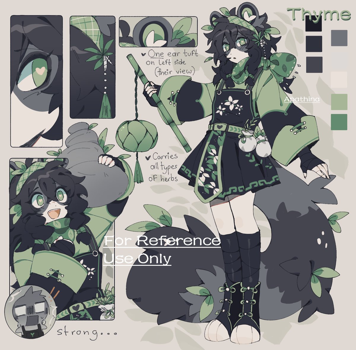ApathinaVT's tweet photo. My OC, 🍃Thyme 🦝
ᶻ 𝗓 𐰁 ᭄᭡ ᶻ 𝗓𐰁
Design/illust by: Maru_Xian https://t.co/Pac8fU4ZNr