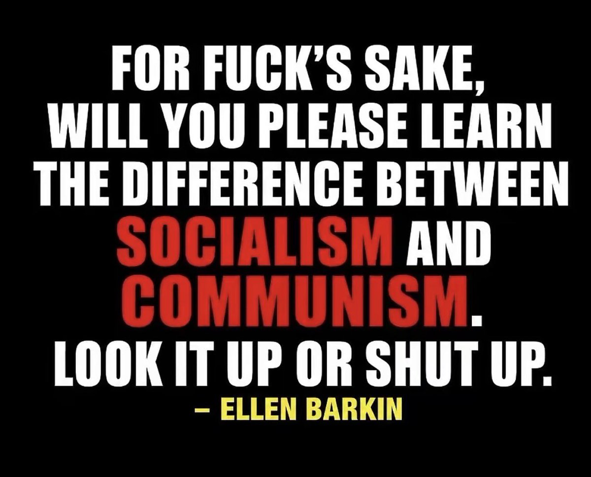cwebbonline's tweet photo. “Socialist,” “communist,” and “Marxist” are not interchangeable. https://t.co/zW4nS8qRwR