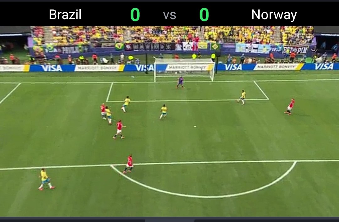 UTDPATRICK13's tweet photo. Brazil vs Norway my most honest truth is that Brazil plays like Norway and Norway plays like Brazil. https://t.co/Cuj5InZw9h