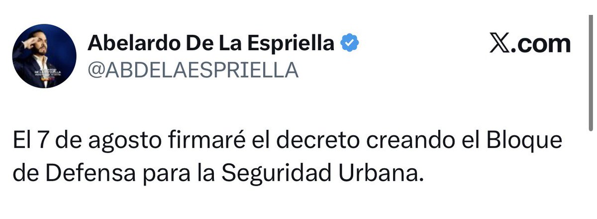 Fannyhope6's tweet photo. Nos quieren meter de cabeza otra vez en la era paramilitar disfrazándola de "seguridad". Lo que propone este personaje es el mismo manual de los bloques que ya conocemos, como el Bloque Capital. Un peligro absoluto para el país. https://t.co/Zx45DHxysx