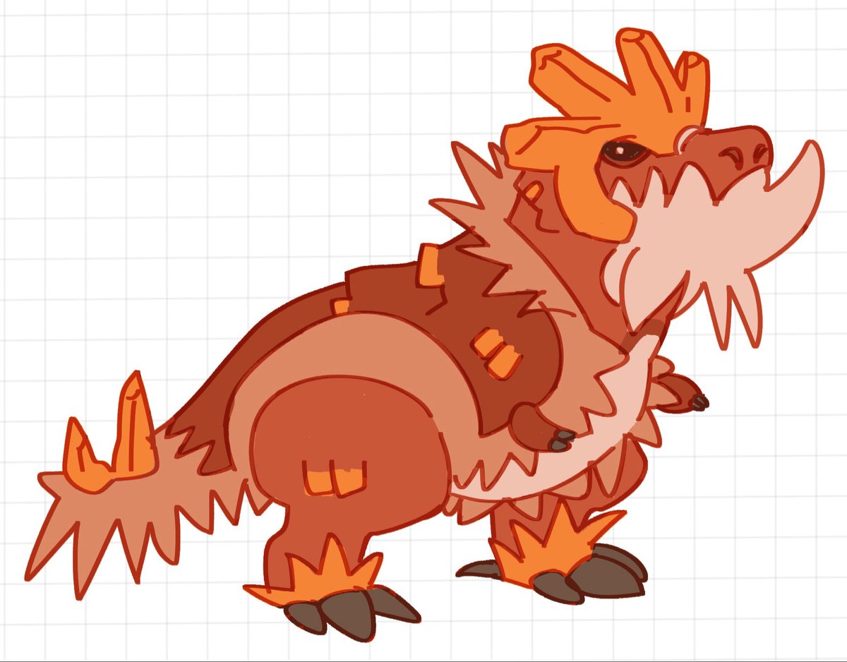 ilustrapepe's tweet photo. Tyrantrum and aurorus redesign ideas (a king and a queen) https://t.co/fEvuxFUjSl
