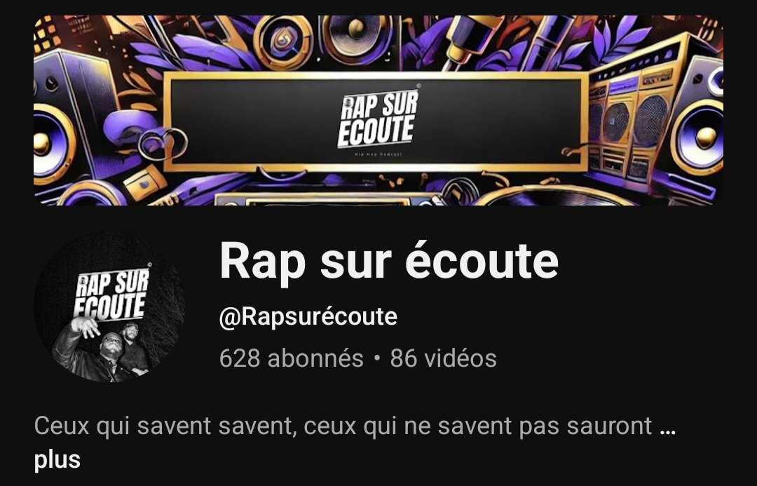 NivelNVL's tweet photo. Si vous cherchez des chaînes qui parlent de rap, qui se contentent pas de lire des pages wikipedia et qui font l'effort de traiter de sujets variés sans parler comme des robots sans âme en voici qq unes servez-vous https://t.co/bedSecAGRj