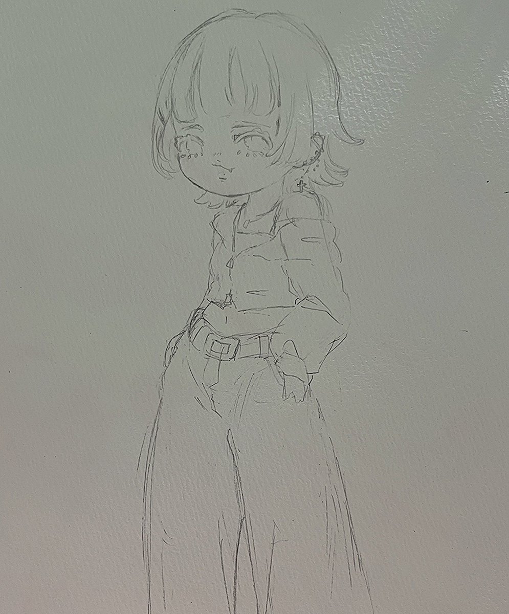 _chantako_'s tweet photo. デジタル初めていじってテンパった後にアナログに戻ったらもう…作業速度が違う
( ˙꒳​˙  ) https://t.co/BOJAI5uOel