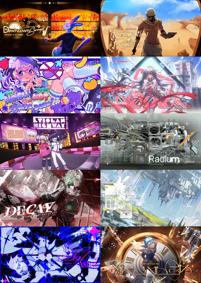 wcdt_osu's tweet photo. The design team levels up once more with the conclusion of CWC 2026. 10 BRAND NEW original designs have been made this tournament with more to come next world cup so stay alert for more teaser images and posts from us! https://t.co/jmEWiQlQ1U