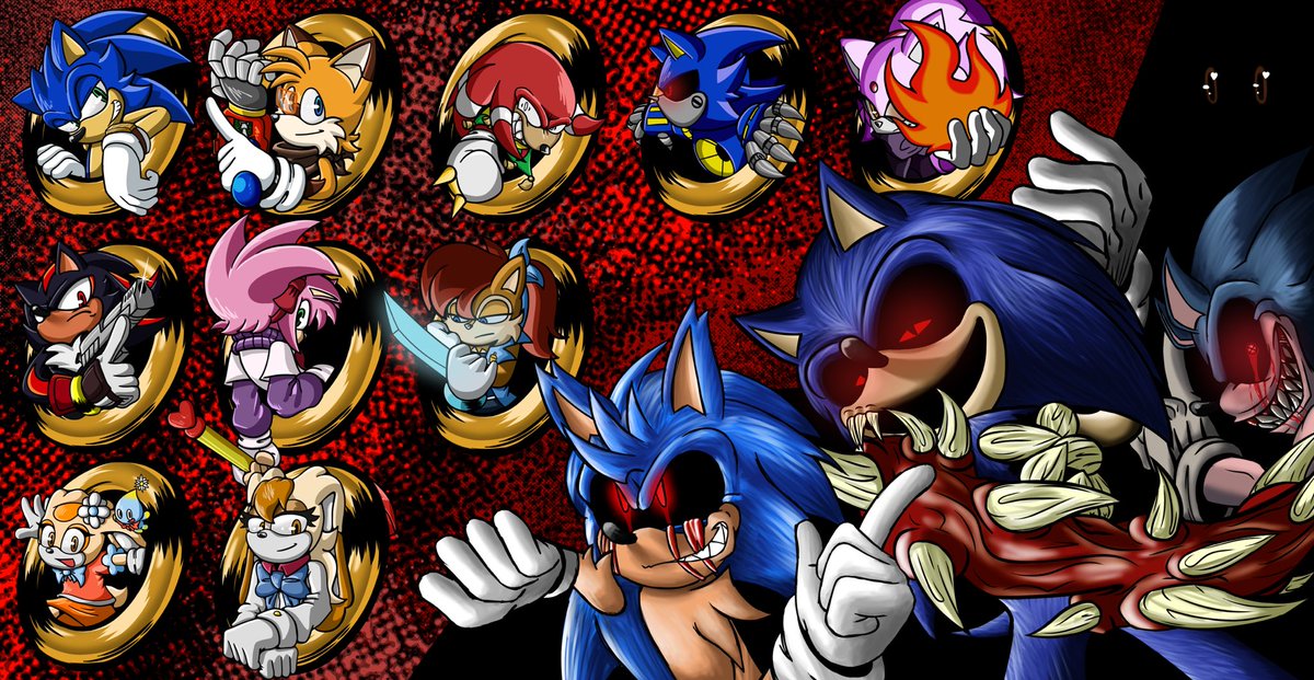 ShatteredRingsO's tweet photo. " Oh how much FUN we're gonna have! "

Hello hello!!! We are here to drop our game's release roster made by @LifeNRG25 . Just be careful, something (or someone) hides in the *shadows.*
#ScaredRodents #execommunity #Sonicthehedgehog https://t.co/fRTJxD0cEl