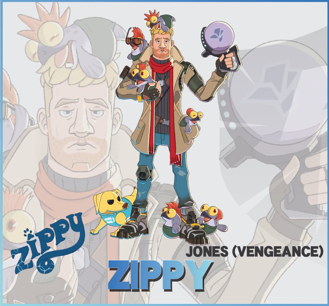 doodahlanding's tweet photo. I was invited to draw Jones for this project!! Check it out!!!!🧥🧣
#FortniteArt #FortniteFanArt https://t.co/zgjMTJn0Eu