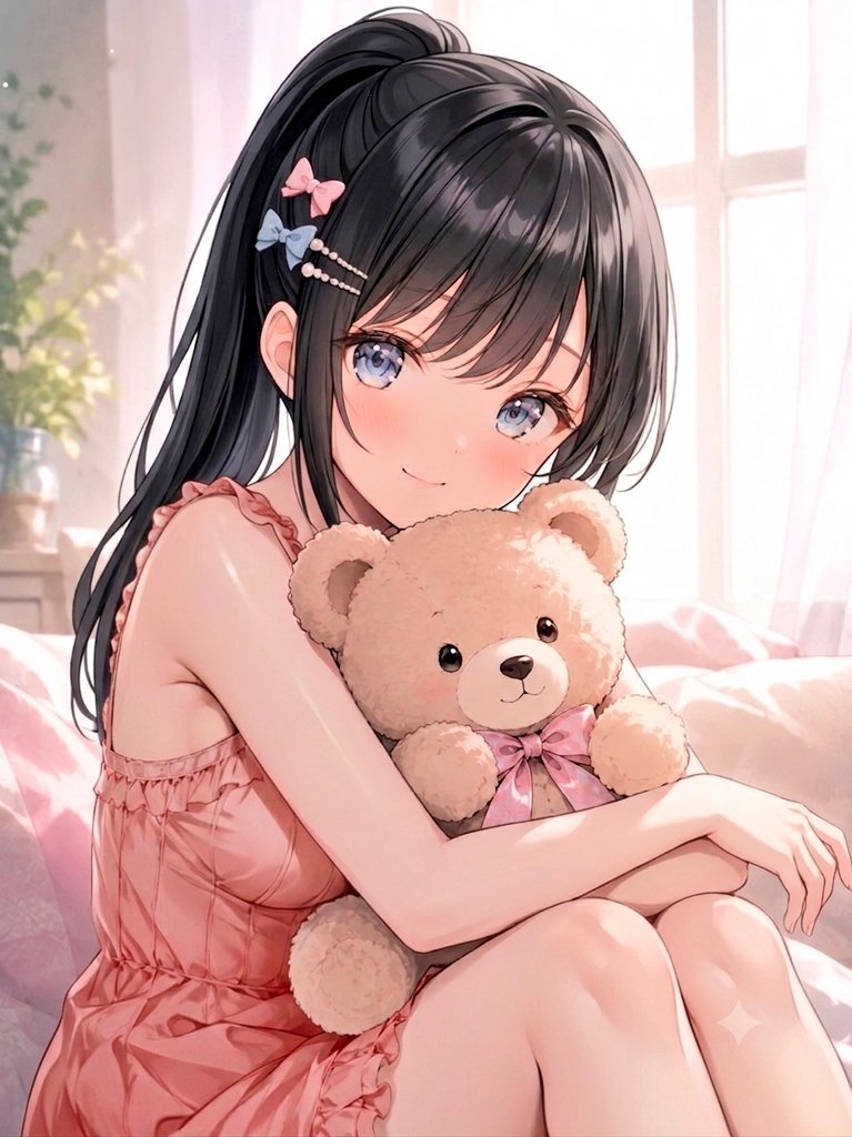 7月6日げつよう日、おはようございます〜❣️🧸☀ #AIイラスト