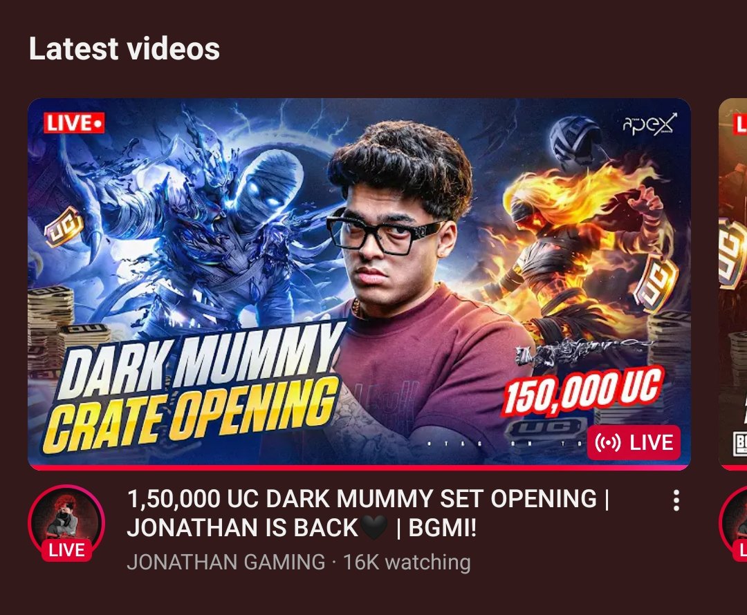 dynamopywork's tweet photo. Crate opening watching - 100k+ 
Gameplay watching - 16k 

Bro is literally surviving on crate opening https://t.co/Dr2uJluAE8