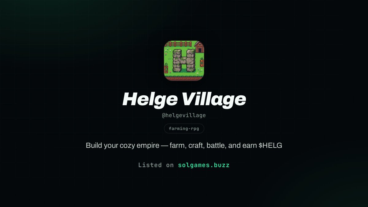 solgamesbuzz's tweet photo. @helgevillage https://t.co/6lC8Uqg1NX
