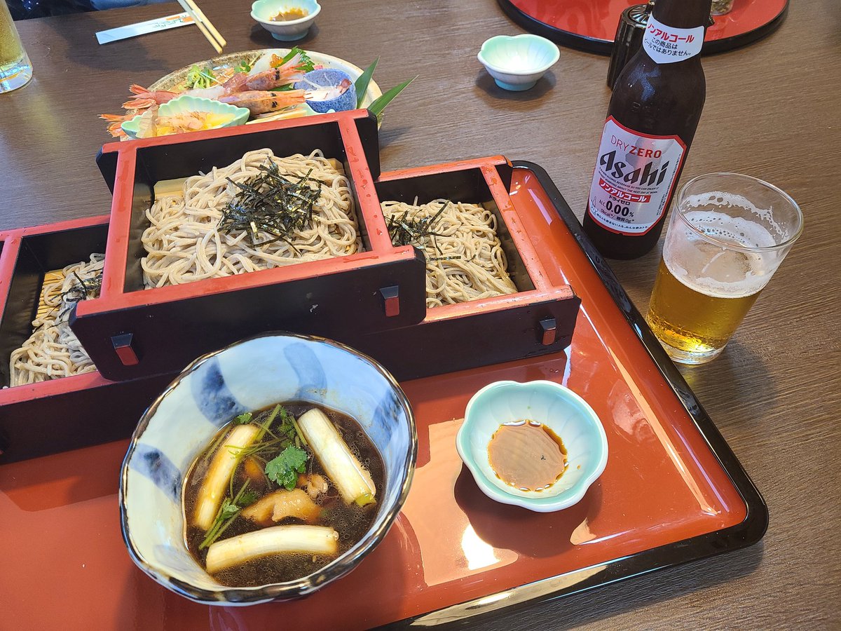hirokazkun's tweet photo. 7/5の晩ご飯
鴨汁ざるそば
ドライゼロ
(@和食麺処サガミ) https://t.co/nFSPZbrCgj