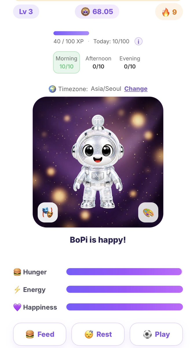 kimsunmi2620's tweet photo. Proud to support the BNPI ecosystem. ๐
Completed all 6 BoPi Life skins and successfully claimed the White Galaxy BoPi Ultimate Skin.
Honored to mint #13 out of only 1,000. โจ
Looking forward to seeing the BNPI ecosystem continue to grow! ๐๐
#BNPI #BoPi #BoPiLife #PiNetwork #Pi #PiEcosystem #Web3 #NFT #Soroban #Mainnet #DigitalCollectibles #EarlyAdopter #Pioneer #BuildOnPi #PiCommunity #FutureOfWeb3
@SK_devStudios @PiCoreTeam