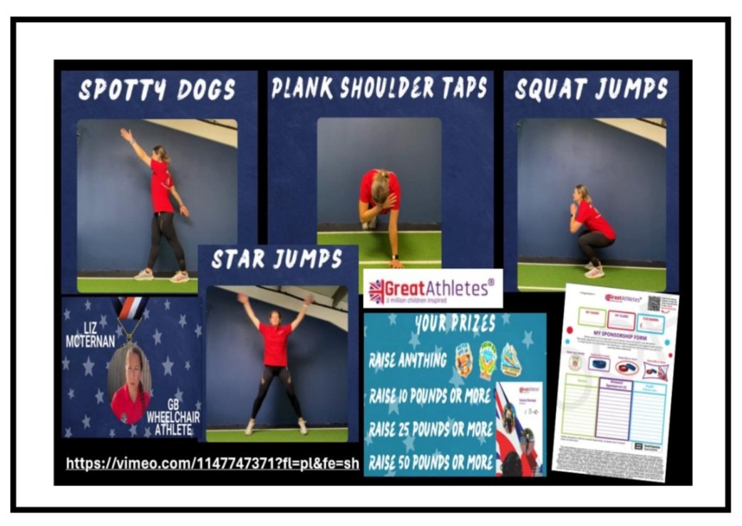 DeltaStrand's tweet photo. WOW £293 raised so far with just online sponsors, that is AMAZING!!!!
Triathlete Liz McTernan arrives tomorrow. We hope you have been practicing your exercises and have got your sponsorship page full! Watch the link below to remind you of the movements.
https://t.co/AFpHvNTQ9Q https://t.co/LcVhAm759a