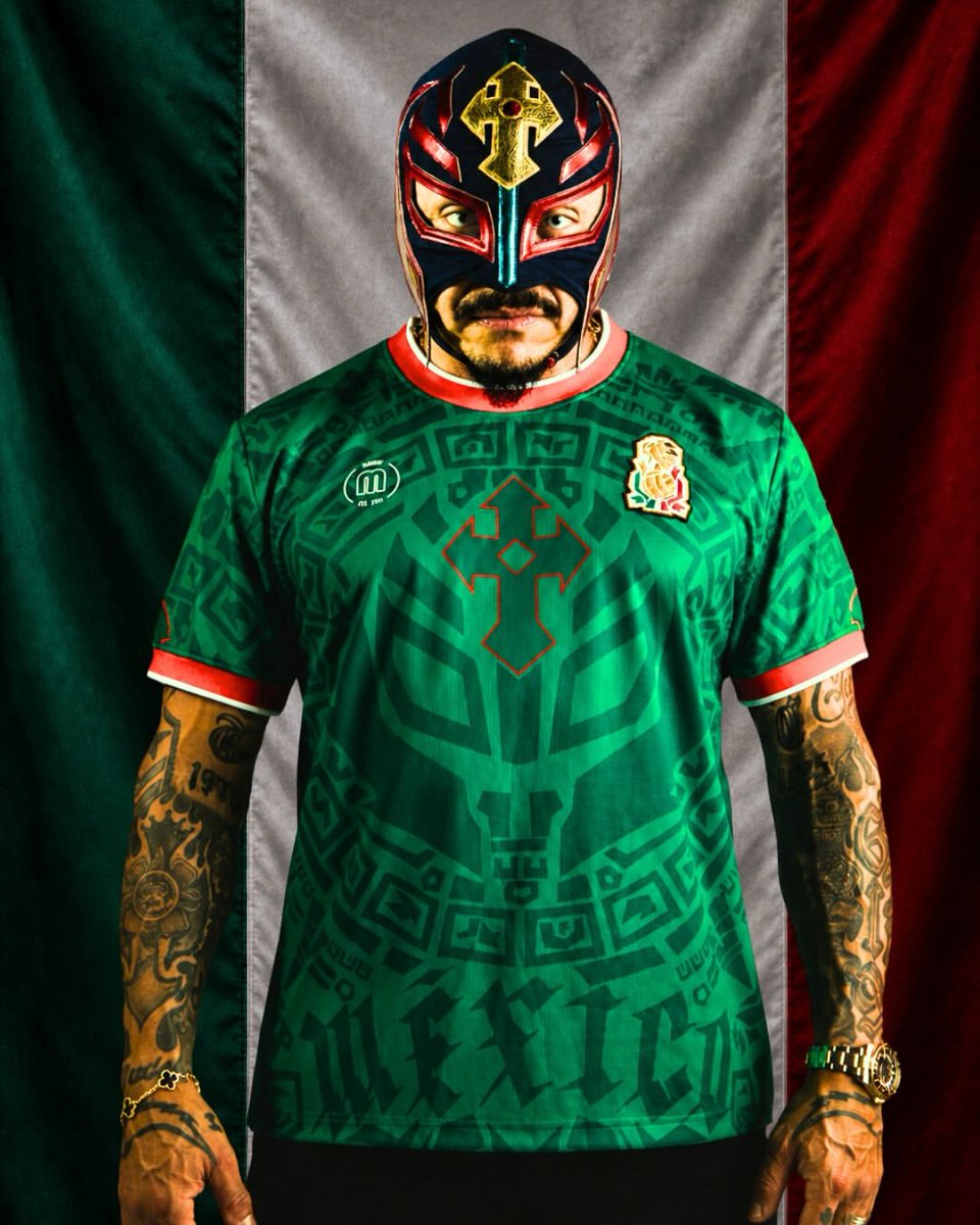 JustFreshKicks's tweet photo. Rey Mysterio x Mundial Mexico Jersey 🇲🇽 https://t.co/Msph6OSWEy