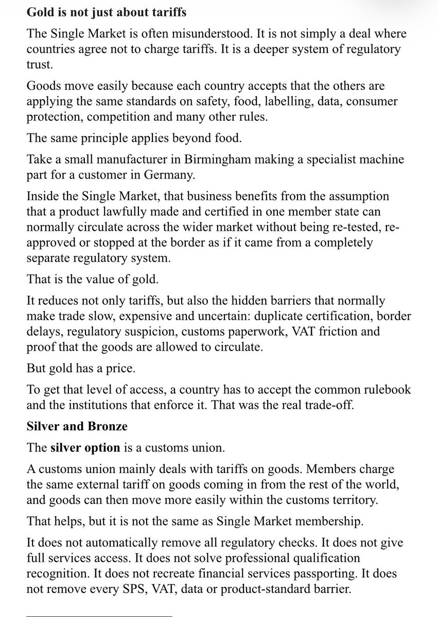 tradeandtillage's tweet photo. @LizWebsterSBF @vivamjm @amanpour @michaelgove You lied.
Under WTO / FTA rules as a 3rd country outside the 🇪🇺 SM + CU; 🇬🇧 can’t ban lower standard product at its border unless -
• there is a direct scientific based risk to 🇬🇧 plant, animal or human health
• the ban is non discriminatory + proportionate
#brexitisdead https://t.co/j3BeYgcvnK