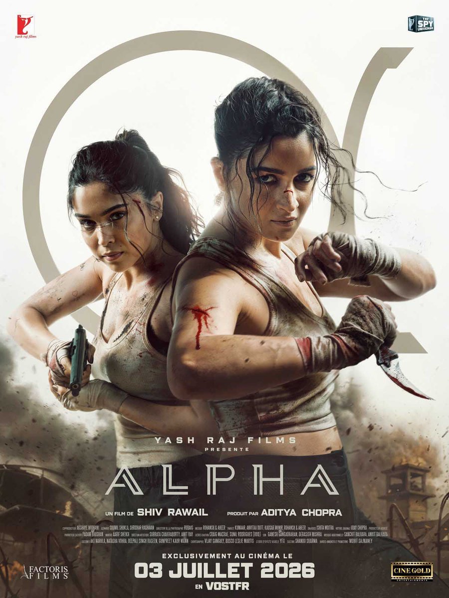Saptaraj1998's tweet photo. #Alpha is a thrilling addition to the #YRFSpyUniverse. Alia Bhatt &amp; Sharvari shine as fearless agents in a high-stakes mission packed with action and suspense. A must-watch..

@aliaa08 @AnilKapoor @thedeol @yrf #AlphaMovie #Bollywood https://t.co/pLna7AzQGy