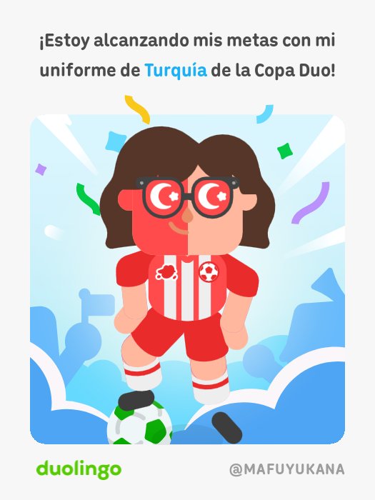 Kanna_OK's tweet photo. ¡Conseguí un disfraz de Turquía en Duolingo! https://t.co/pwQmjMCbDq