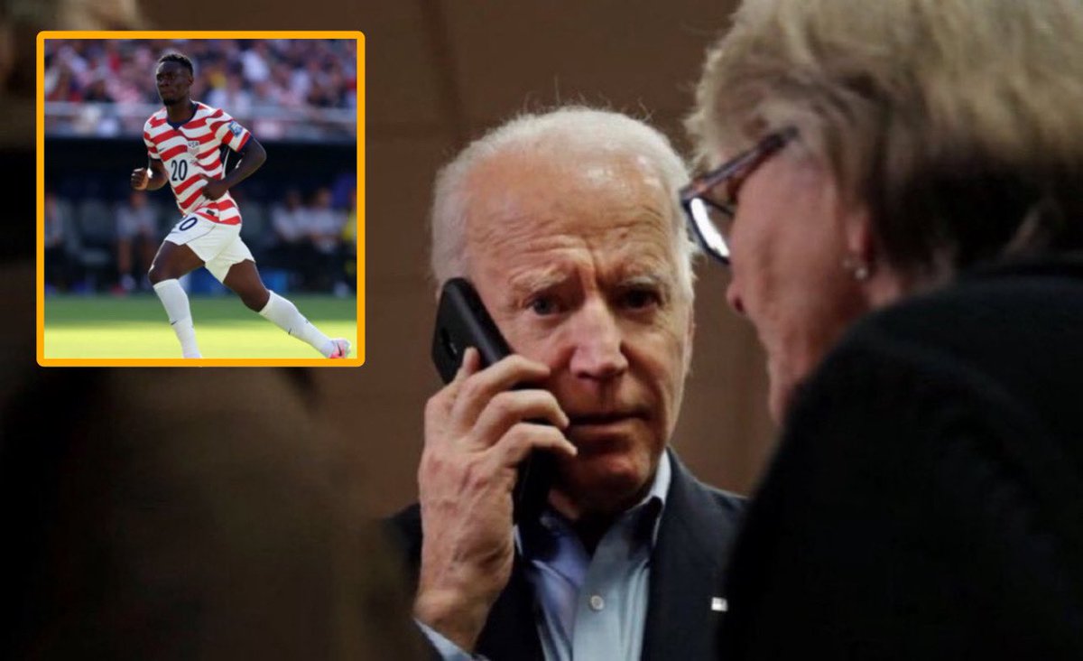 DschlopesIsBack's tweet photo. NEW: Not to be outdone by Trump, Biden also calls FIFA to get Balogun’s suspension lifted.

“Look here fat, look.  You need to release that colored Baloney guy from prison or else I’ll have you stuffed with cinnamon by Monday.  Repeat the line.”

Except he called Little Caesars. https://t.co/SyMQhwbQLk