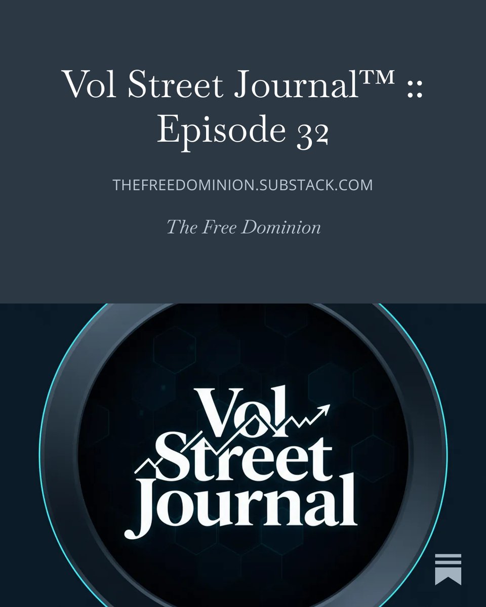 volstreetj's tweet photo. Compelling divergences are emerging in markets. In this week's episode, I break down the HRV model recovery vs an elevated EWS, one-month implied correlation hitting a 5-handle, chronic undervixing, the negative VRP, and shifts in the LQD/IEF ratio.

Link to episode👇 https://t.co/Ajl3Uati7t