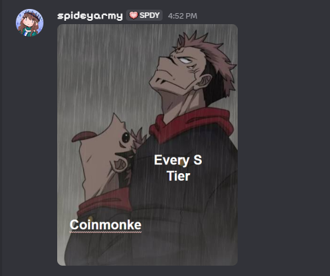 coinmonkeee's tweet photo. I MET THIS FUCKER A DAY AGO AND IM ALREADY GETTING SLANDERED https://t.co/O7g8mUx6HA
