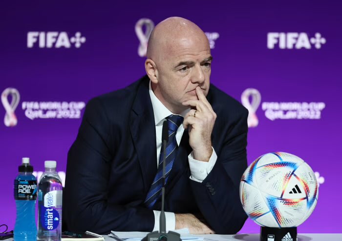 witte_sergei's tweet photo. “Give me back my guy or I’ll bomb FIFA.”

“Mr President, FIFA is a global organization. We are the world!”

“Understood.” https://t.co/uBCUF4PemF