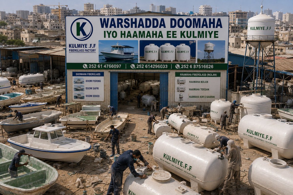 Maxamed03970828's tweet photo. Fiberglass Engineer / Boat &amp; Tank Fabrication Specialist
Phone: WhatsApp+252 905560223 / +252 614296033
Email: [Your Email Address mcabdulaahi834@gmail.com]
Professional Summary:
Skilled fiberglass engineer with hands-on experience in designing and fabricating boats and water https://t.co/bHrwJafZxR